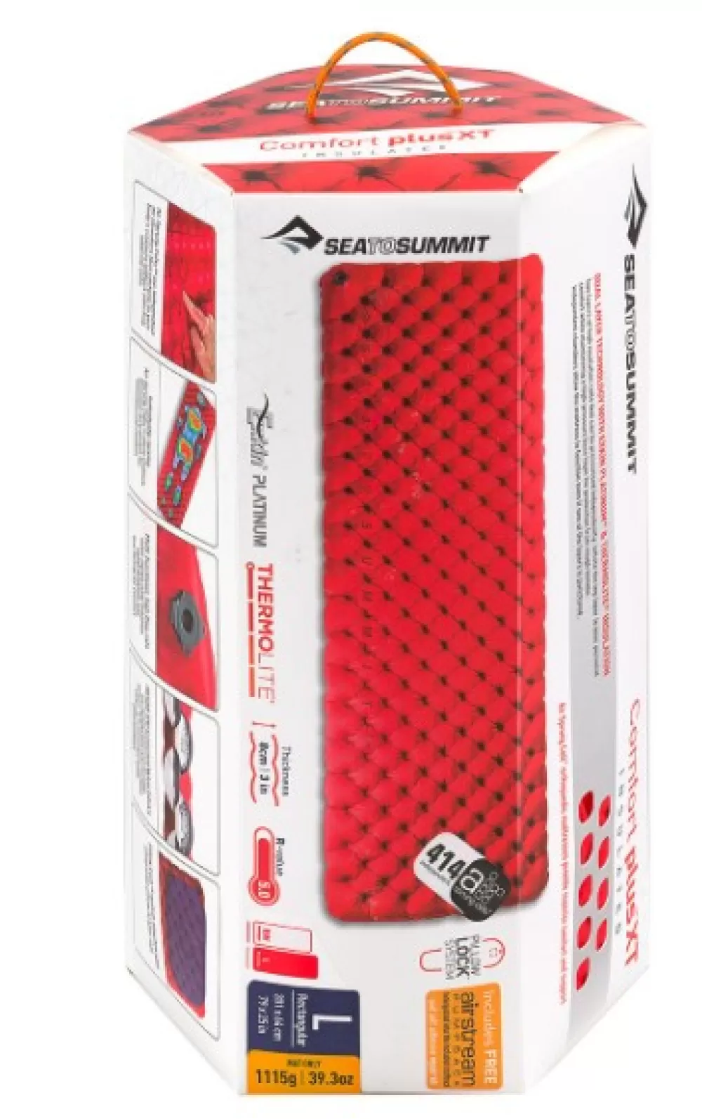 Makuualustat Alle -10 Asteeseen | Sea to Summit Aircell Mat Comfort Plus Insulated Regular -11°C Red Pump New