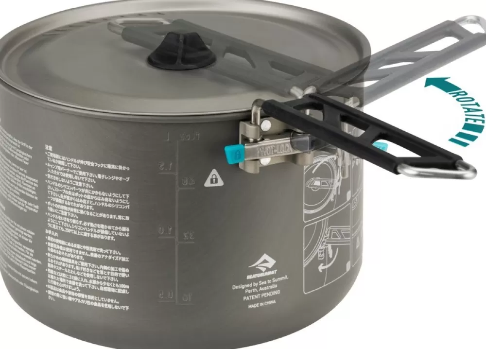 Keittoastiat Ja Kahvipannut | Sea to Summit Alpha 42 Cookset Four Person Retkisetti Neljalle