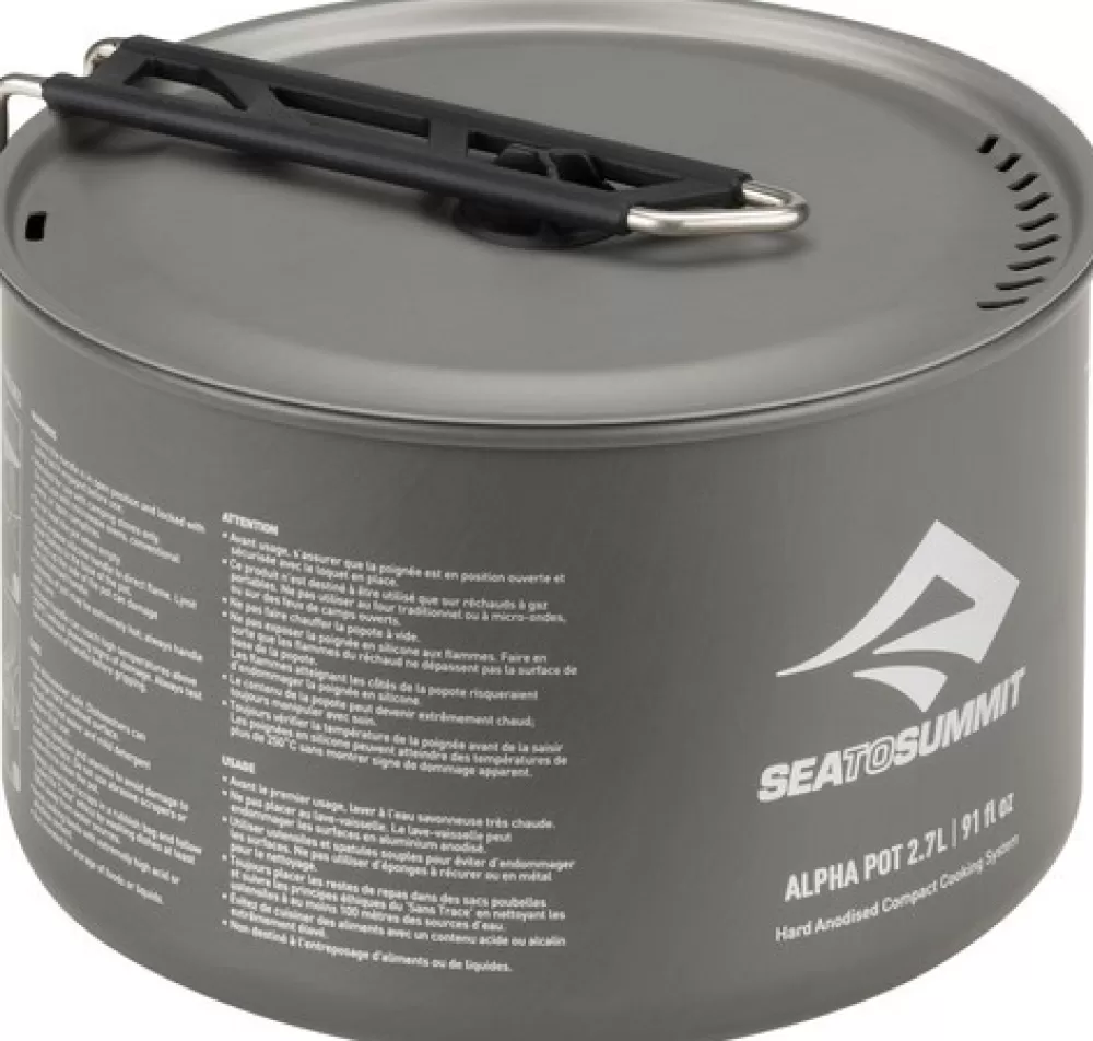 Keittoastiat Ja Kahvipannut | Sea to Summit Alpha Pot Kestava Ja Kevyt Kattila, 2,7 L
