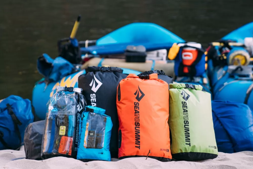 Sea to Summit Kuiva- Ja Pakkauspussit> Dry Sack Big River Pakkauspussi, 20L, Punaoranssi