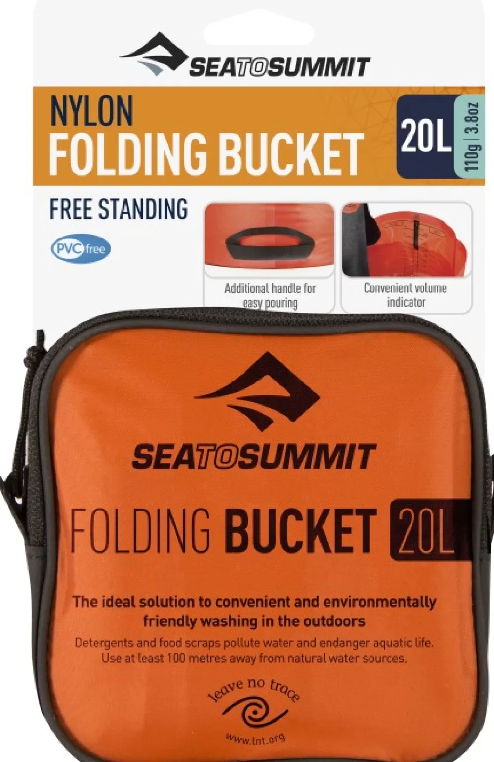 Preppaus Ja Varustautuminen | Sea to Summit Folding Bucket Nylon 20L Red