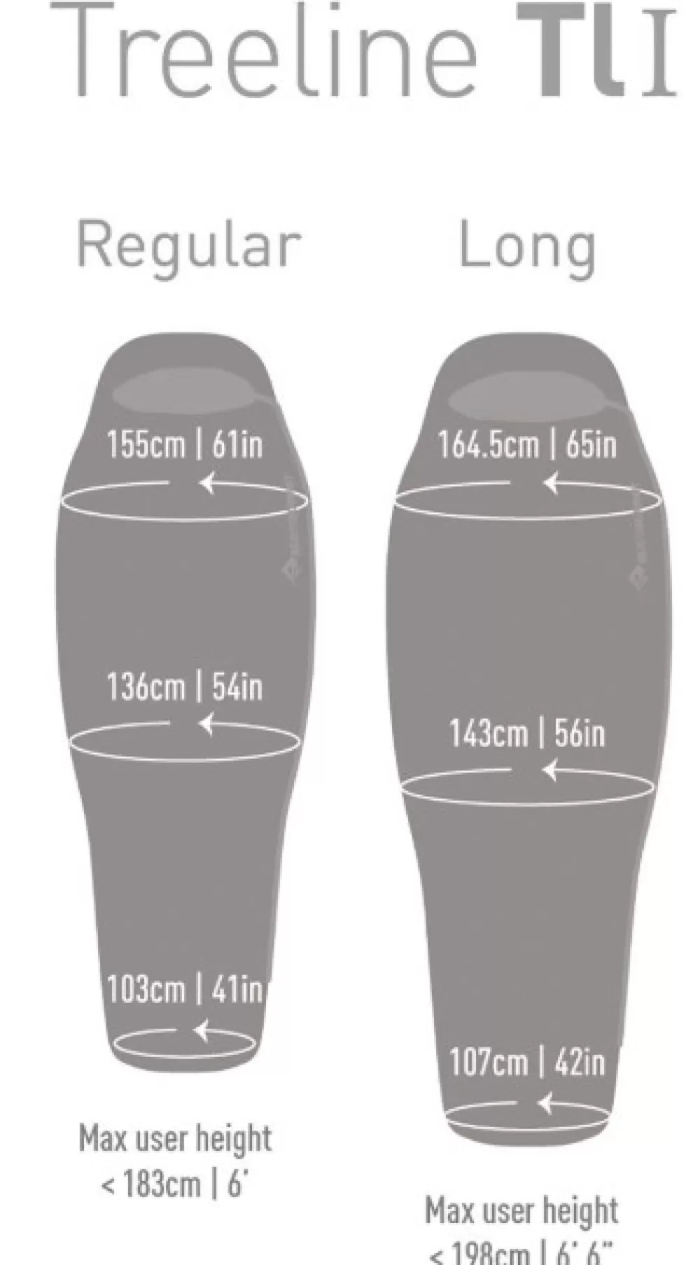 Kolmen Vuodenajan Makuupussit | Sea to Summit Sleepbag Down Treeline Tli -3°C Regular Unisex