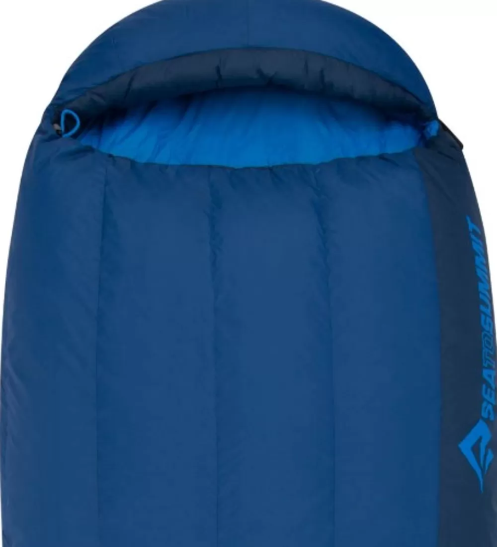 Kolmen Vuodenajan Makuupussit | Sea to Summit Sleepbag Down Trek Tkii -8°C Regular Blue Unisex