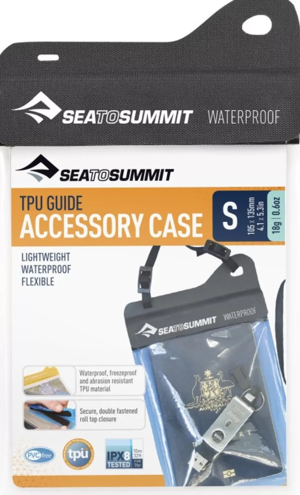 Sea to Summit Suojapussit Ja Kotelot> Tpu Accessory Case Waterproof Small 135X105 Mm