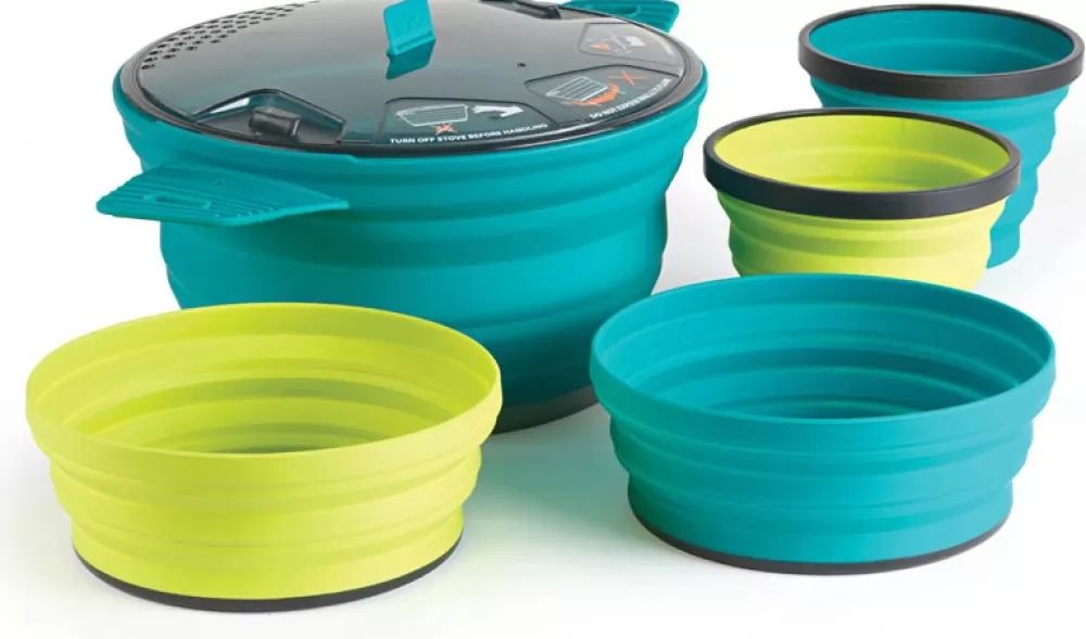 Keittoastiat Ja Kahvipannut | Sea to Summit X-Set 31 Retkiastiasto (Pot 2,8L, 2Xbowl, 2Xmug)