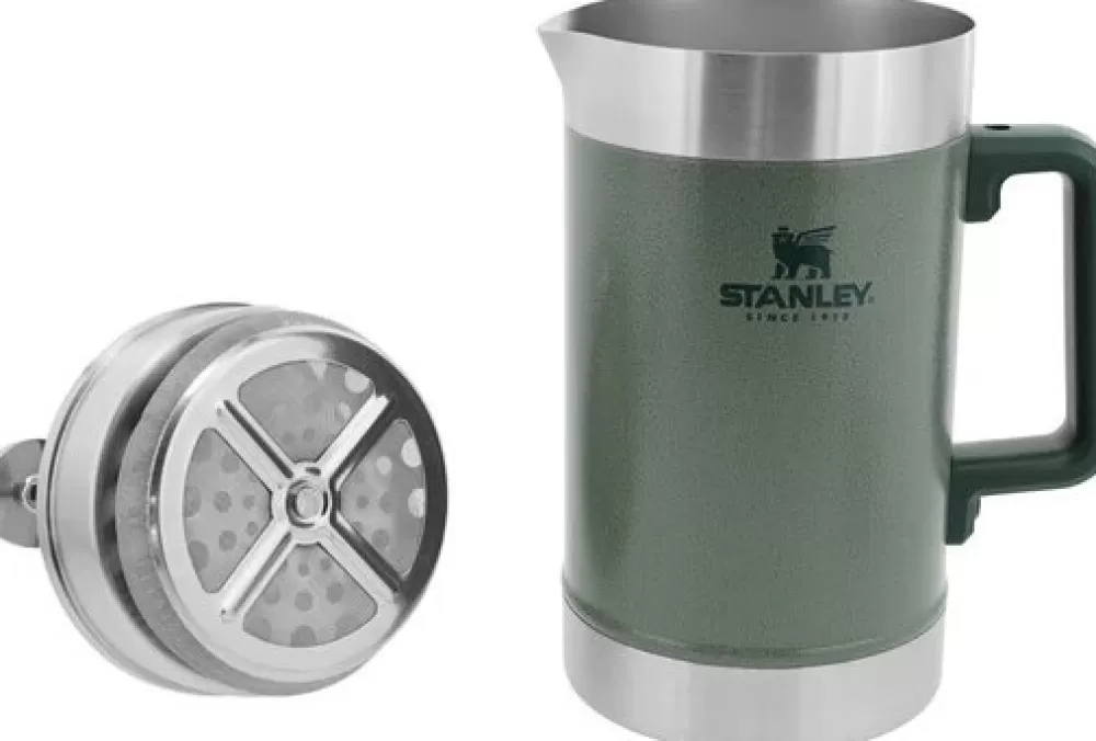 Termospullot | Stanley The Stay-Hot French Press Kahvitermos, 1,4 L, Harmaavihrea