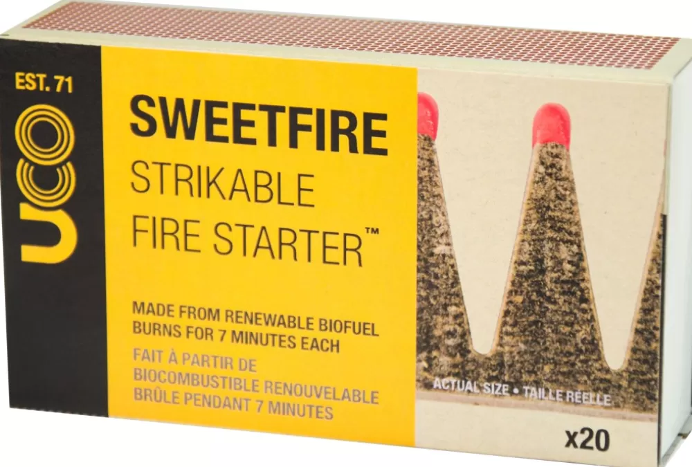 Tulentekovälineet | UCO Sweetfire Strikeable Fire Starter Sytytyspalat/Tulitikut, 20 Kpl