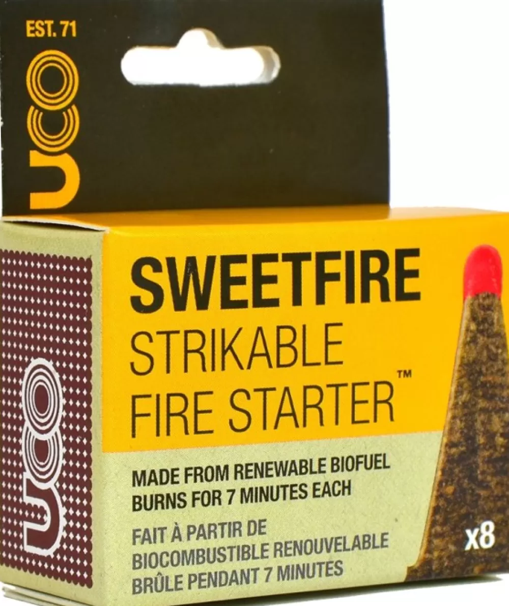 Tulentekovälineet | UCO Sweetfire Strikeable Firestarter Sytytyspalat/Tulitikut, 8 Kpl